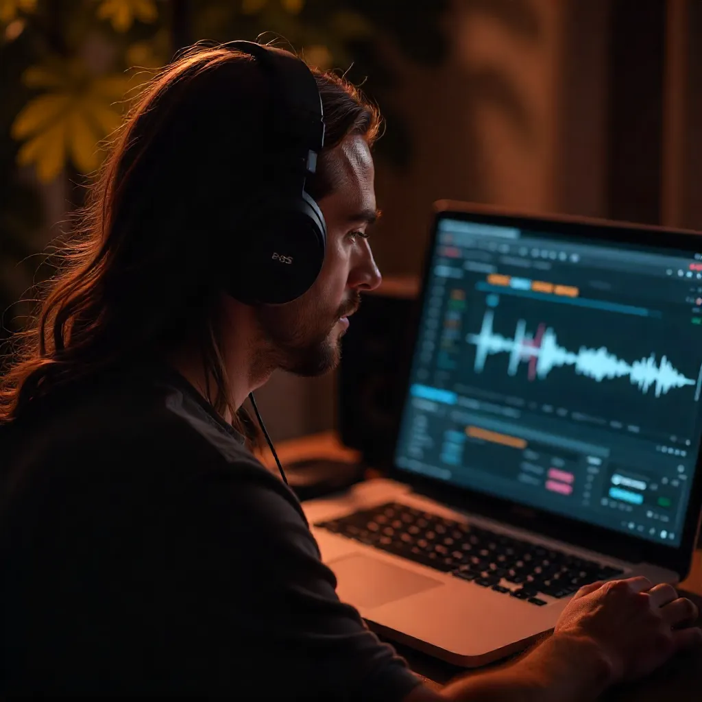 Digital audio visualization dashboard
